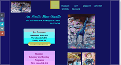 Desktop Screenshot of bluegiraffedc.com