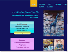 Tablet Screenshot of bluegiraffedc.com